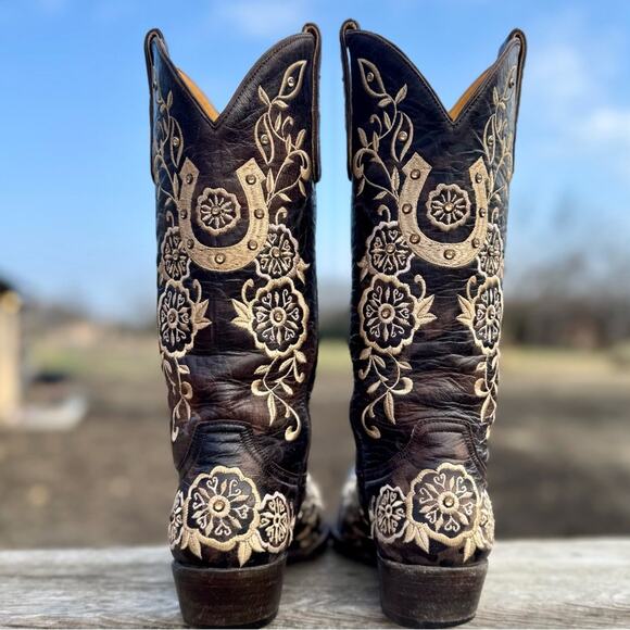 OLD GRINGO Lucky Horseshoe Boots Size 7 - Picture 5 of 8
